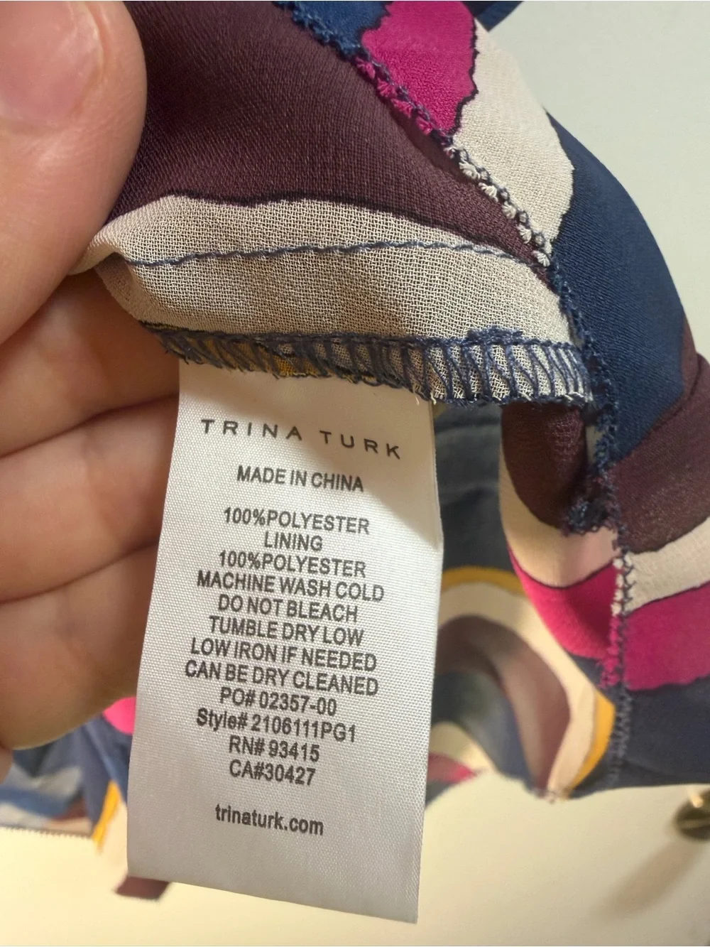 Trina Turk Stellar Top – Size Small – NWT $248 - Picture 5 of 8